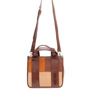 Steve Madden Patchwork Crossbody Satchel